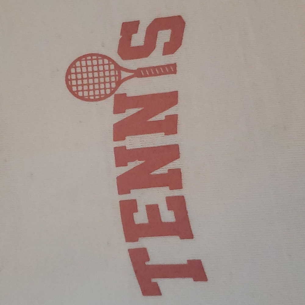 Recycled Threads Cropped "Tennis" T-Shirt - Picture 7 of 7